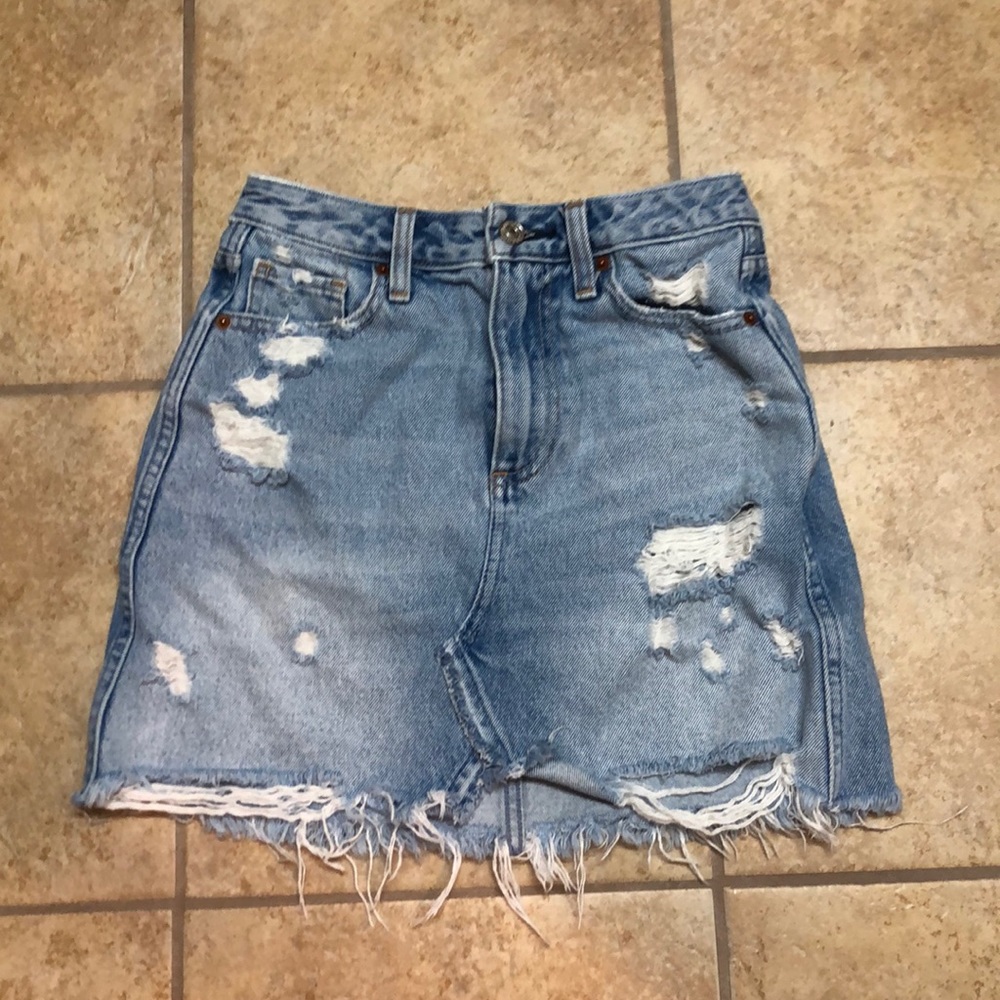 Abercrombie Jean Skirt - Picture 1 of 2